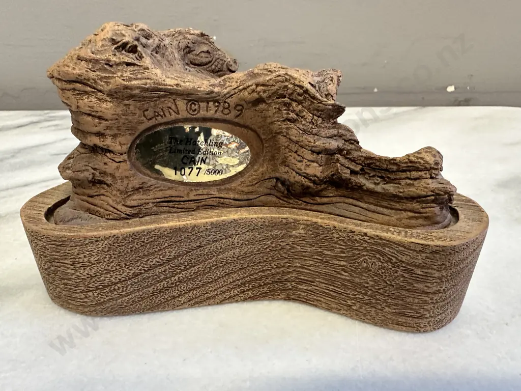 1989 Vintage Cain The Hatching Limited Edition Resin Dragon Trinket Dish 1077/5000 Image 1++